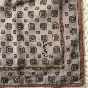 YSL beautiful patterned cotton handkerchief